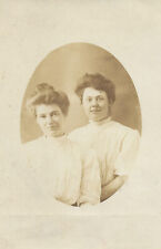 Vintage 1909 YOUNG LADIES ROYCE & HODGES Foster Michigan RPPC POSTCARD P1J picture