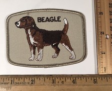 Vintage Beagle Dog Breed Patch Sew On Animal New Old Stock picture