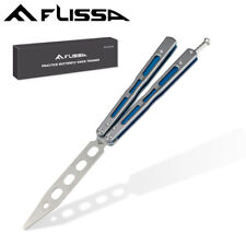 FLISSA Butterfly Balisong Trainer Alu Handle Smooth Practice No Offensive Blade picture