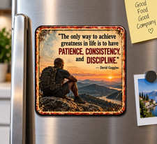 Motivational Quote Fridge Magnet Vintage Retro Inspirational Wisdom Gift Decor picture