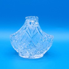 Vintage Cut Crystal Small Basket picture