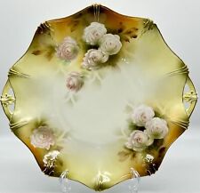 RS PRUSSIA REINHOLD SCHLEGELMILCH 12in CABINET CAKE PLATE, WREATH MARK, MOLD 151 picture