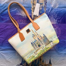2026 WDW Cinderella Castle 55th Anniversary Dooney & Bourke Tote Bag NWT picture