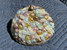 Gorgeous Petite Antique  Murano?  Glass Flower Shade  Art Deco picture