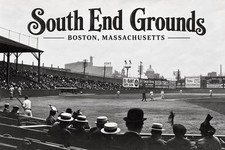 SOUTH END GROUNDS - Boston MA Baseball Stadium MODERN Reprint Postcard E122 picture