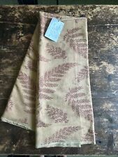 High Quality Vintage Upholstery Fabric - Brown & Burgundy- Fern Leaf Design 5.8Y picture