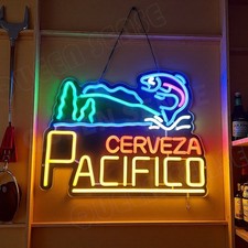 Cerveza Pacifico Beer LED Neon Sign With Dimmer USB Powered Adjustable Light picture