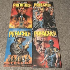 Preacher complete Vol 1-4TPB lot Brand New- 1 Hardcover  picture