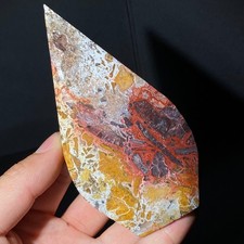 195g Natural Mexican striped agate water drop quartz crystal sample picture