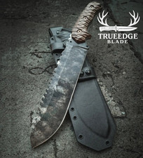 Custom HandForged GodFather AntiqueStyle Knife–Ice Brush Finish & Micarta Handle picture