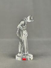 BACCARAT ~ Crystal Male Golfer Figurine ~ 8 3/4
