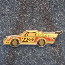 Vintage #22 Porsche Carrera RSR Turbo 2.1 2nd Place 1974 Le Mans Lapel Pin picture