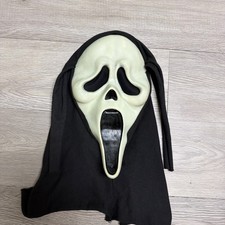 VINTAGE Scream Ghostface Mask fun world div gen 1 splotch glow in the dark picture