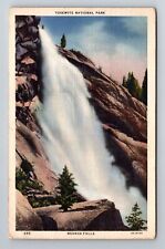 Yosemite Nat'l Park CA-California, Nevada Falls, Vintage c1935 Souvenir Postcard picture
