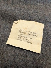 New Old Stock Military Issue Wool Blanket Cold War Era 1967 7210-000-0011 picture