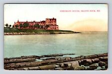Prouts Neck ME-Maine, Checkley House, Vintage c1910 Postcard picture