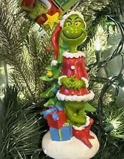 2023 Grinch Santa (LARGE) w Presents How The Grinch Stole Christmas Ornament NEW picture