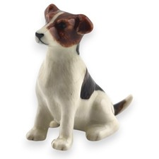 Miniature Ceramic Jack Russell Terrier Dog Figurine picture