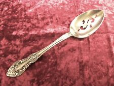 SPRINGTIME Pierced / Slotted Serving Spoon Stainless Steel Flatware Japan picture