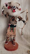 Vintage Hopi White Bear Kachina Signed Anthony Briones picture
