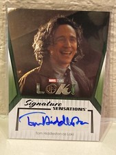 UD Marvel Studios Loki Signature Sensations Autograph Auto Tom Hiddleston SS-TH picture