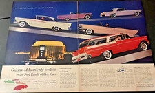 1957 Ford Model Range - Vintage Original Color Automotive Print Ad / Wall Art picture