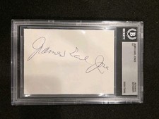 James Earl Jones Signed Cut Star Wars Darth Vader Actor Autograph Beckett BAS picture