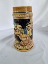 7″ Tall Ceramic Vintage Beer Stein - Translated - Who Wants to Live on Earth  picture