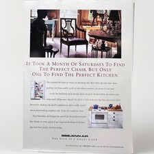 1998 Jenn-Air Kitchen Appliances Vintage Print Ad Range Refrigerator 90s Decor picture