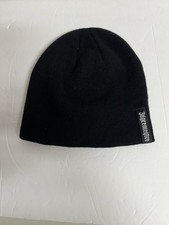 Jagermeister Knit Beanie Skull Cap Hat One Size Black Logo Tag NEW W/O TAGS picture