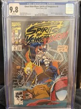 GHOST RIDER /BLAZE SPIRITS OF VENGEANCE 5 CGC 9.8 WHITE PAGES MARVEL 1992 picture
