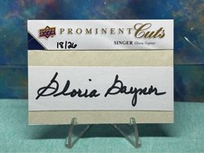 2009 Upper Deck Prominent Cuts – Gloria Gaynor Cut Signature #PC-GL — 18/26 picture