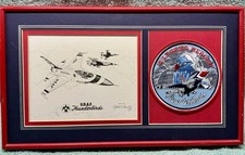 Rare Framed U.S. Air Force THUNDERBIRDS Commemorative Display picture
