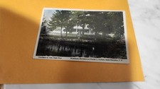 1900's  POSTCARD  RIVERBANK RESIDENCE OF CHARLES PHILLIP'S  SOUTH HAMPTON N.H. picture