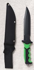 TAC ASSAULT 13inch Overall Knife Black Blade Greenblack Nylon Sheath TA-055GR/B picture