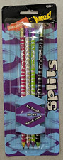 Yikes Splits 4 No 2 Pencils Nickelodeon Vintage 1990's New Unopened picture