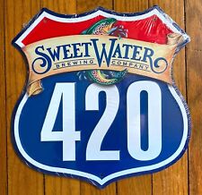 SweetWater Brewing 420 Extra Pale Ale Metal Beer Sign Tacker Atlanta Craft Beer picture