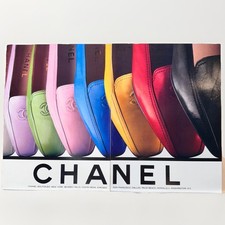 1992 Chanel Shoes Vintage Print Ad Women’s Fashion 2 Page Couture Loafer Flat picture