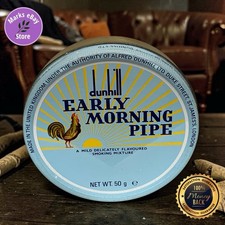 Vintage Dunhill Early Morning Pipe 50g Empty Tobacco Tin UK Collectible picture