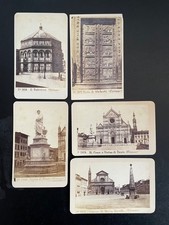 Italy Italia 5x CDV by Sommer Behles Firenze Florence c. 1865 -70 Rome Naples picture