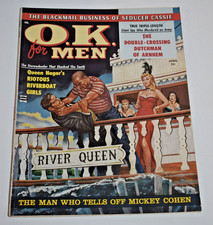 Vintage April 1959 O.K. for Men Man's Magazine - Fiction/Articles/Models picture