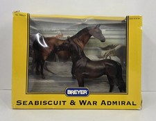 Breyer 1999 SEABISCUIT & WAR ADMIRAL #750333 in box Used picture