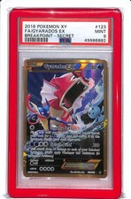 2016 POKEMON XY BREAKPOINT #123 FA GYARADOS EX BREAKPOINT SECRET PSA 9 picture