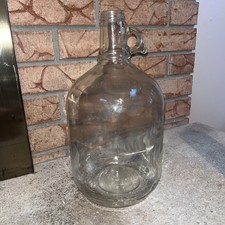 1 Gallon Clear Glass Jug With Finger Loop Handle picture