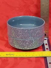 2 Mikasa Ultrastone Country Blue Fruit Dessert Bowls picture