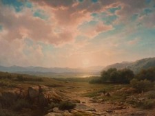 perfect 36x24 oil painting handpainted on canvas 
