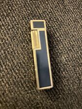 Cartier Gold Played And Black Lacquer Lighter picture