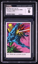 1980 Marvel Terrabusi Superheroes #151 Black Panther Rookie RC CGC 6 EX/NM picture
