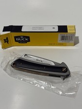 BUCK Folding Pocket Knife 263 HILINE LinerLock Cleaver-Style Blade Ball Bearing picture