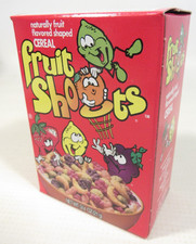 VERY RARE VTG 90's Fruit Shoots Moran Foods Salesman Sample Display Cereal Box picture